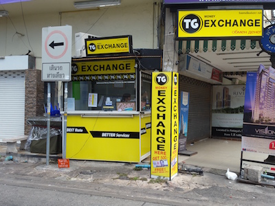 Money Changers in Pattaya