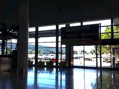 ターミナル3のエスカレーター