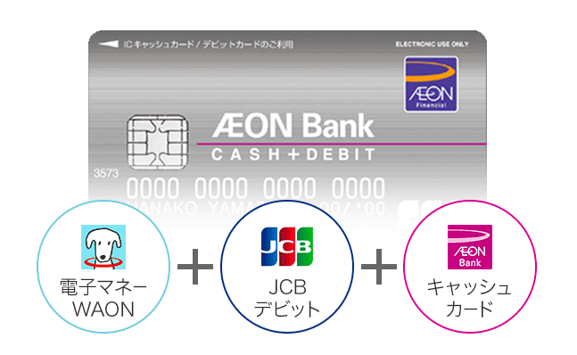 イオン銀行キャッシュ＋デビットカード