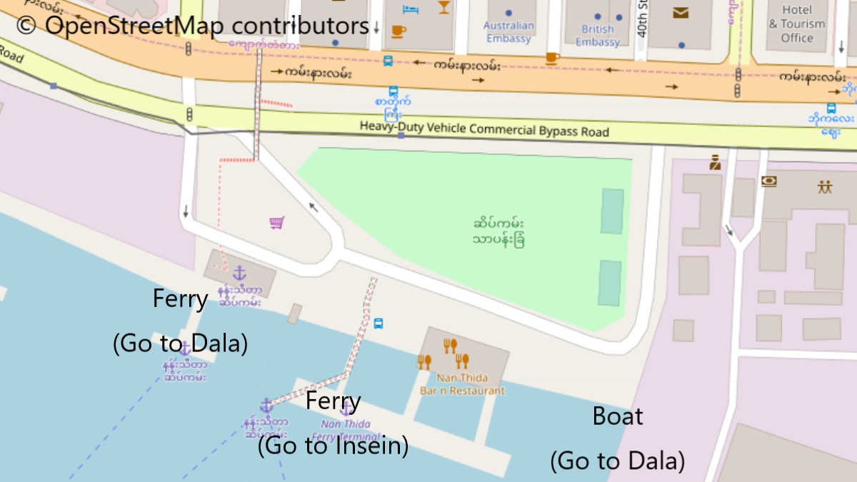 Map of Panthodan Ferry Terminal