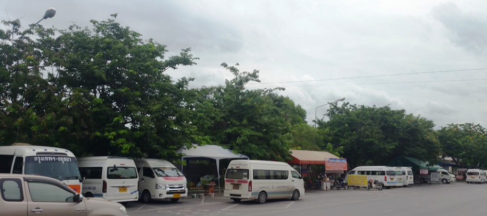 Ayutthaya Mini Bus drop-off point