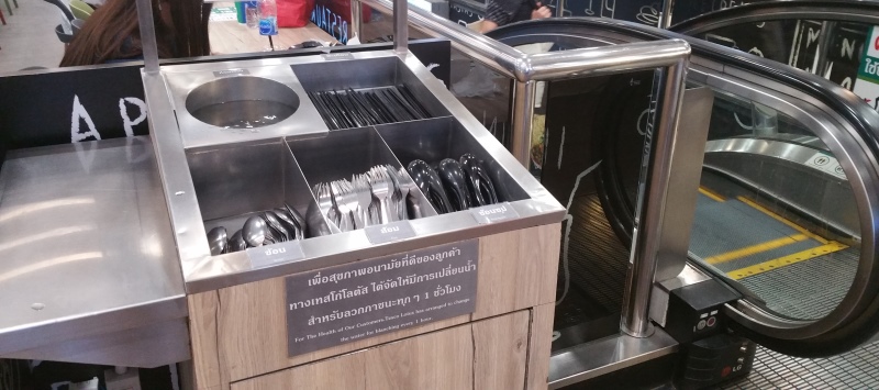 Self-serve spoons and forks