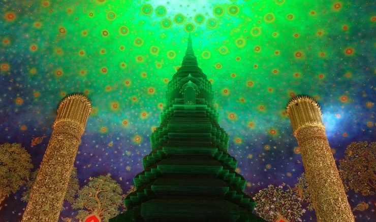 ワットパクナム天井絵画