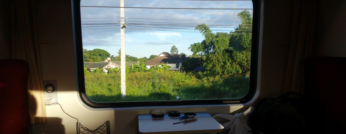 Rural Train Window