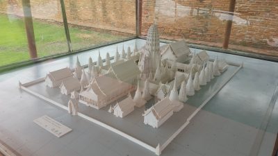 White model of Wat Ratchaburana